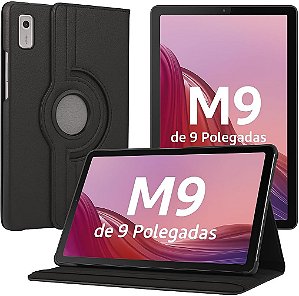Capa Case Giratoria para novo Tablet Lenovo Tab M9 de 9 Polegadas