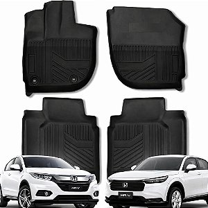Tapete Premium Tipo Bandeja Para HONDA HRV - Com Bordas Elevadas P/ Reter Liquidos