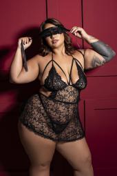Fantasia Erótica Plus Size Deusa do Prazer – Um Ritual de Sedução Suprema Ref. 3083