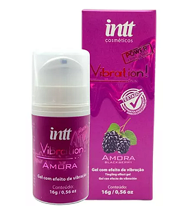 Vibration Amora Blackberry – Gel com Efeito de Vibração 16g | Intt Cosméticos