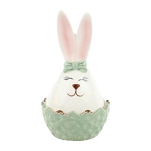 Bomboniere Coelho em Cerâmica Decorativa