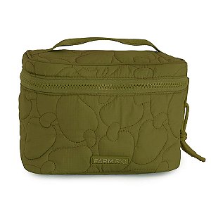 Necessaire Farm Me Leva Liso Verde