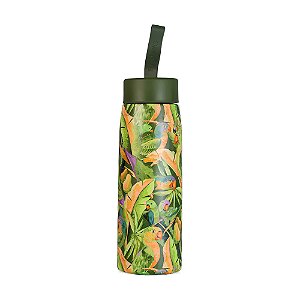 Garrafa Farm Que Sede 500ml Floresta Passarinho