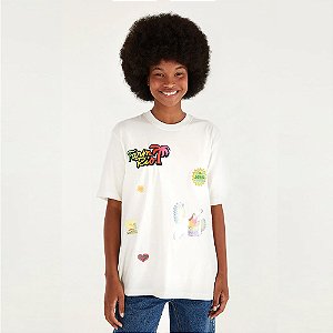 T-Shirt Farm Ipanema Mix Patches Off White