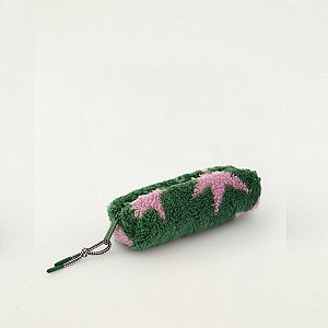 Mini Necessaire Farm Ora Bolas Fleece Estrelas Verde