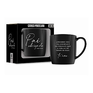 Caneca Porcelana Pai Obrigado
