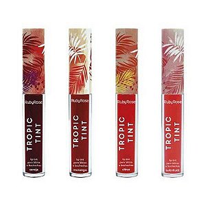 Tropic Tint Ruby Rose Lip Tint para Lábios e Bochechas