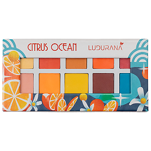 Paleta de Sombras Citrus Ocean - Ludurana