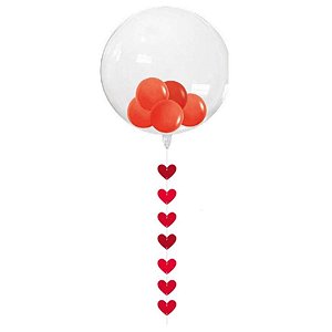 Apliques Decorativo para Balões - 08 unidades - Cromus Festa Romântica - Rizzo Embalagens