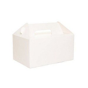 Caixa Kit Lanche Branco 20X13,5x10 com 50 un Cromus Delivery Rizzo