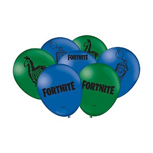 Balão Especial Fortnite 9" - 25 unidades - Festacolor - Rizzo Embalagens