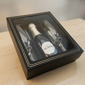 Caixa Gaveta com Visor Garrafa Preta e Taça 2746 1un - Rizzo