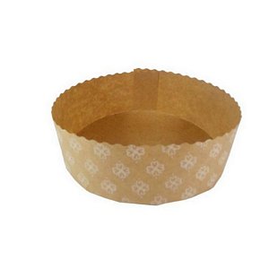 Forma Gallup para Bolo Decorada Kraft 250g com 25 un. Ecopack Rizzo