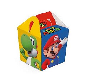 Caixa para Lembrancinha Festa Super Mario - 08 unidades - Cromus - Rizzo Embalagens