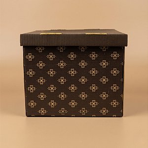 Caixa para Transporte Nº6 - Impresso Marrom - 25x25x22 - Sulformas - Rizzo