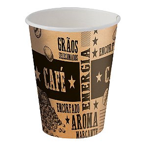 Copo de Papel 200ml Kraft - 25 unidades - Food Service FestColor - Rizzo