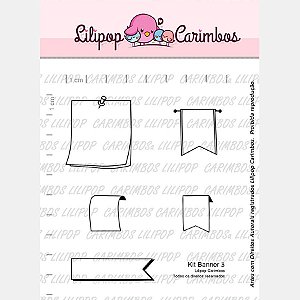 Carimbo Banner 3 Cod 31000023 - 01 Unidade - Lilipop Carimbos - Rizzo