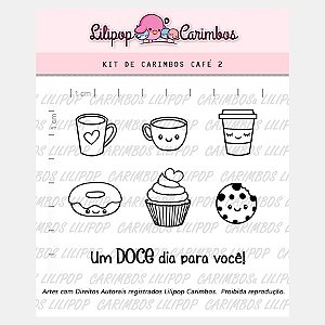 Carimbo Cafe 2 Cod 31000030 - 01 Unidade - Lilipop Carimbos - Rizzo