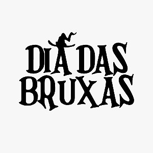 Transfer Halloween - Lettering DIA DAS BRUXAS  - 01 Unidade - Rizzo Embalagens