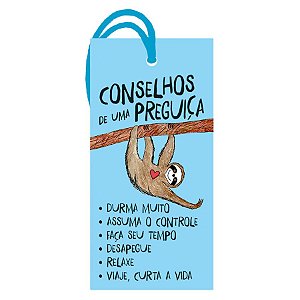 Decor Home Tag "Conselhos De Uma Preguiça" - DHT2-132 - LitoArte - Rizzo