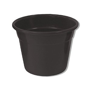 Cachepot Pote Pequeno Cor Preto - 1 Unidade - Rizzo Embalagens