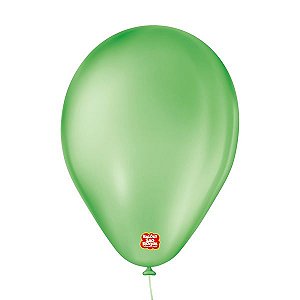 Balão de Festa 6,5" Basic - Verde - 50 Unidades - Balões São Roque - Rizzo