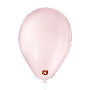 Balão de Festa 6,5" Basic - Rosa Claro - 50 Unidades - Balões São Roque - Rizzo