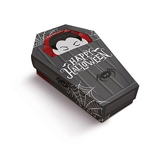 Caixa Especial Caixão Drácula Halloween 8 Unidades - Cromus - Rizzo Embalagens