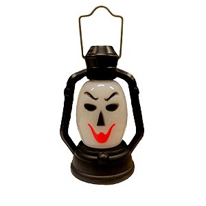 Mini Lamparina decorativa Halloween - Joker com led colorido - 01 unidade - Rizzo