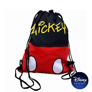 Mochila Saco Mickey Mouse - Disney Original - 01 Un - Rizzo