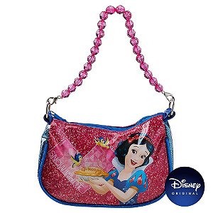Bolsa Infantil Glitter Branca de Neve Disney Princesa - Disney Original - 1 Un - Rizzo