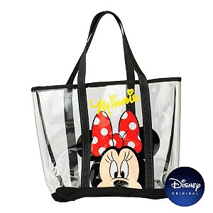 Bolsa Transparente Minnie Mouse G - Disney Original - 1 Un - Rizzo