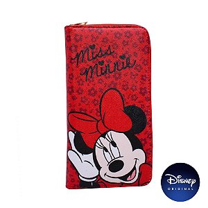 Carteira Vermelha de Mão Minnie Mouse G - Disney Original - 1 Un - Rizzo
