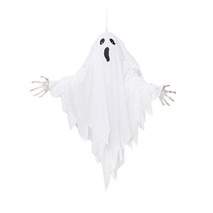 Fantasma Branco 50x10x60cm Halloween - 01 Unidade - Cromus - Rizzo Embalagens