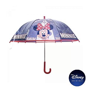 Guarda Chuva Preto e Vermelho Minnie Mouse - Disney Original - 1 Un - Rizzo