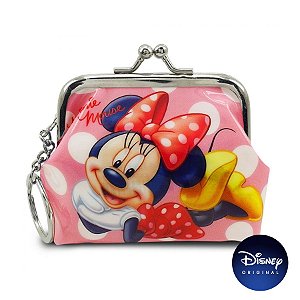 Porta Moedas Rosa Minnie Mouse - Disney Original - 1 Un - Rizzo