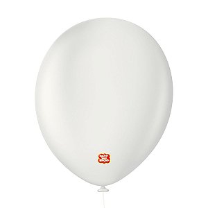 Balão Profissional Premium Uniq 16" 40cm - Branco Absoluto - São Roque - Rizzo Embalagens