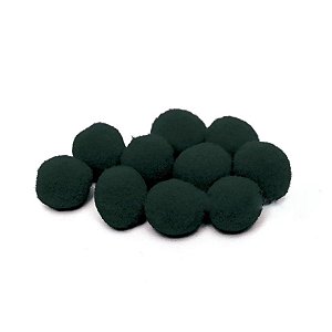 Pompom Decorativo Preto - 100 Un - Artegift - Rizzo