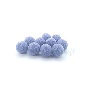 Pompom Decorativo Cinza - 100 Un - Artegift - Rizzo