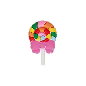 Aplique Pirulito Laço Silicone - 3,5cm - 4 Un - Artegift - Rizzo