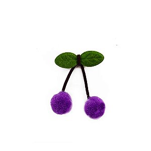 Pompom Cereja Lilás Decorativo - 5 Un - Artegift - Rizzo