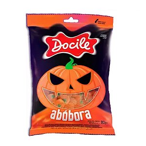 Bala de Goma Halloween Abóbora - 80g - 1 Un - Docile - Rizzo