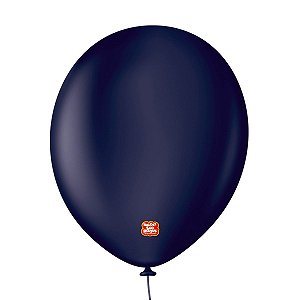 Balão Profissional Premium Uniq 11" 28cm - Azul Navy - 15 unidades - Balões São Roque - Rizzo Embalagens