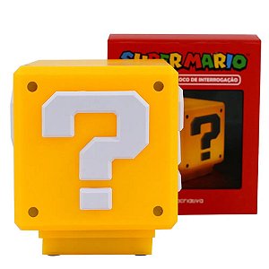 Luminária Mesa Abajur Cubo Super Mario - Nintendo Original - 1 Un - Rizzo