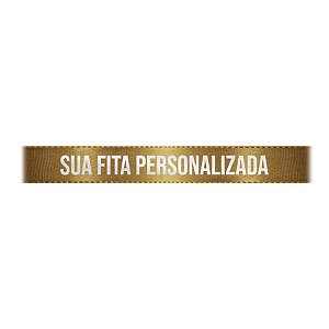 Fita de Cetim Personalize CFS002 - 10mm X 45metros - Ouro 228 - 01 Unidade - Progresso - Rizzo