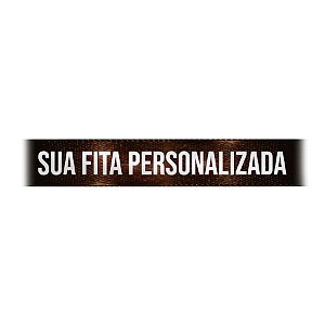 Fita de Cetim Personalizada CFS005 - 22mm X 45metros - Marrom Café 340 - 01 Unidade - Progresso - Rizzo