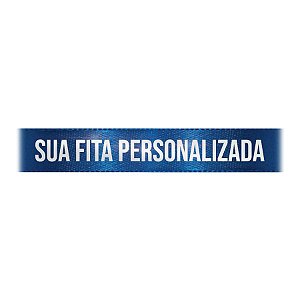 Fita de Cetim Personalizada CFS005 - 22mm X 45metros - Azul Royal 214 - 01 Unidade - Progresso - Rizzo