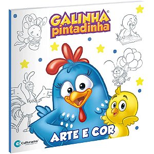 Livro Arte E Cor Galinha Pintadinha - 01 Unidade - Culturama - Rizzo