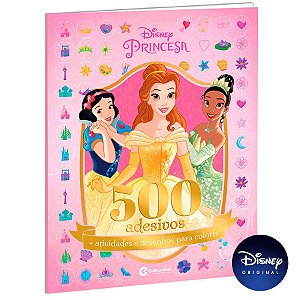 Livro 500 Adesivos Disney Princesas - 01 Unidade - Culturama - Rizzo