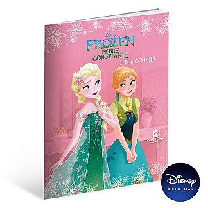 Livro Para Ler e Colorir Frozen Fever - 01 Unidade - Culturama - Rizzo